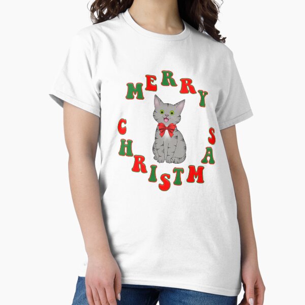 Item preview, Cute Merry Christmas Cartoon Cat designed and sold by carolina1.