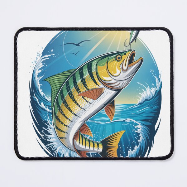 Item preview, Sea Tiger – Striped Dorado on the Attack designed and sold by FusiTink.