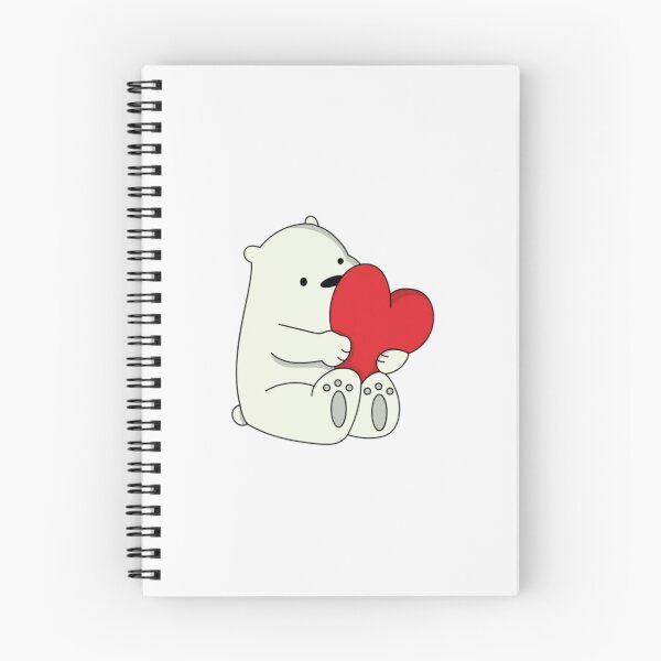 Item preview, We Bare Bears Ice Bear Big Heart  designed and sold by kiamiontie.