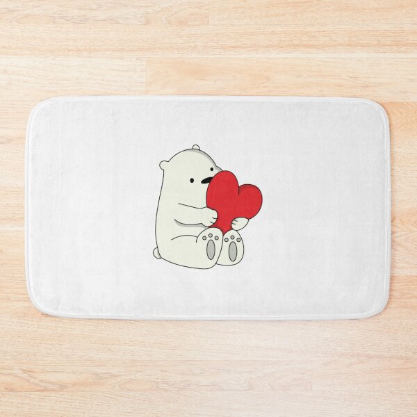Item preview, We Bare Bears Ice Bear Big Heart  designed and sold by kiamiontie.