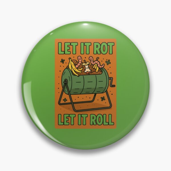 Item preview, Let It Rot, Let It Roll Compost Tumbler Design designed and sold by ShamblesShirts.
