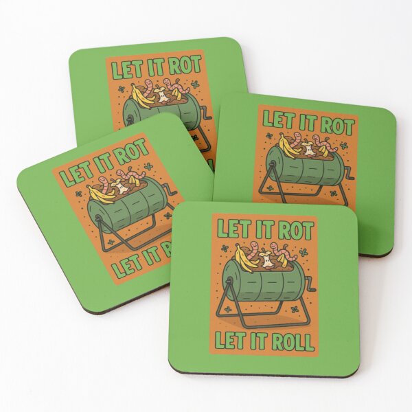 Item preview, Let It Rot, Let It Roll Compost Tumbler Design designed and sold by ShamblesShirts.