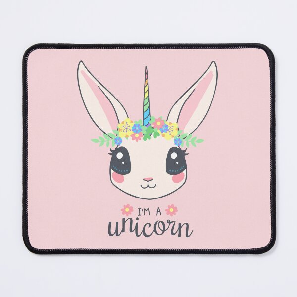 Item preview, Bunnycorn – Cute Bunny Unicorn with Flower Crown designed and sold by ConfuseLab Shop.