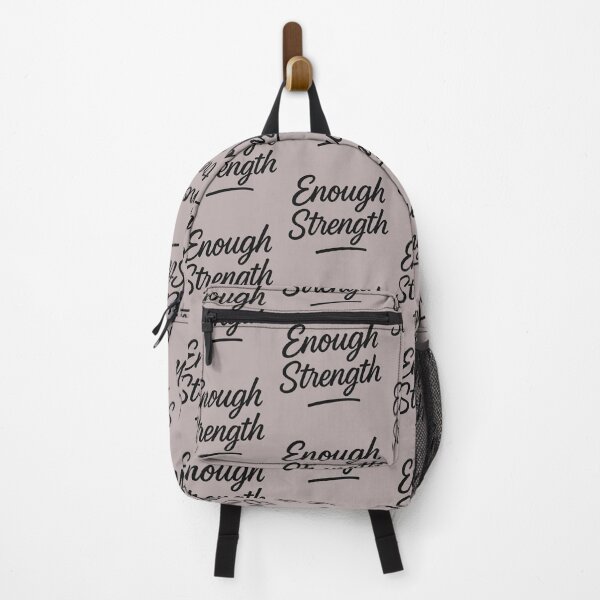 Item preview, Enough Strength Bold Handwritten Motivational Script Design designed and sold by ChernivtsiSkoda.