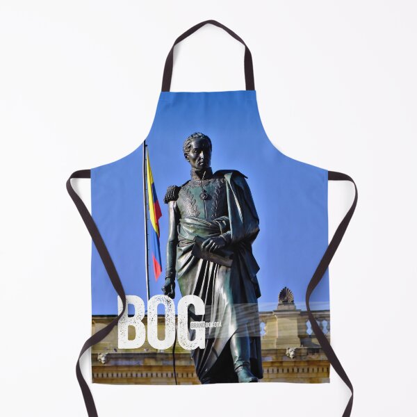 Item preview, Bog Brand Bolivar Statue in Bolivar Square Bogota early morning sunlight designed and sold by BogBrand.