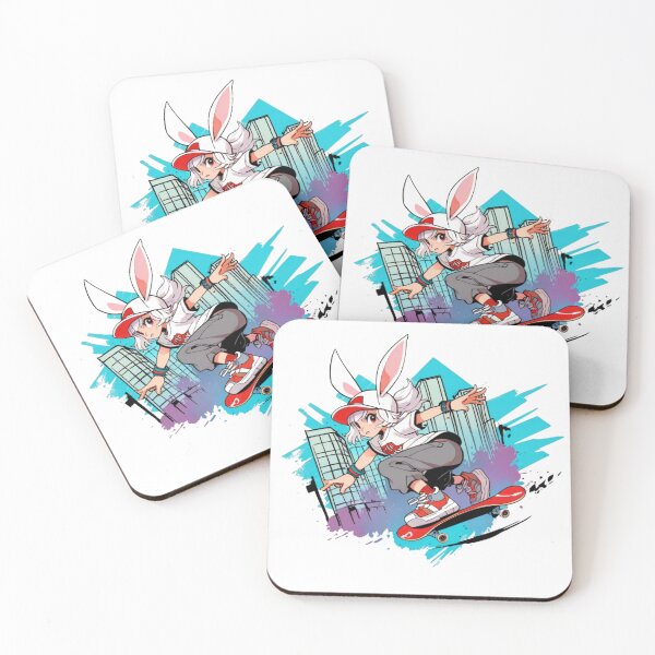 Item preview, Graffiti City Skate Bunny Sticker designed and sold by ChibiFusion.