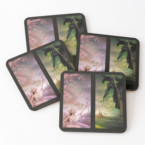 Item preview, For Good Witches Pink Green Witch OZ Defying designed and sold by TJino.