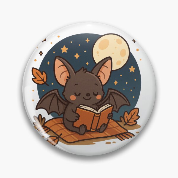 Artikelvorschau, Batty for Books – Halloween-Buchliebhaber-Design entworfen und verkauft von Infinirish.