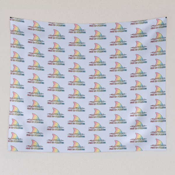 Item preview, Fins Up Forever - Pastel Macaw designed and sold by enchantedsea.