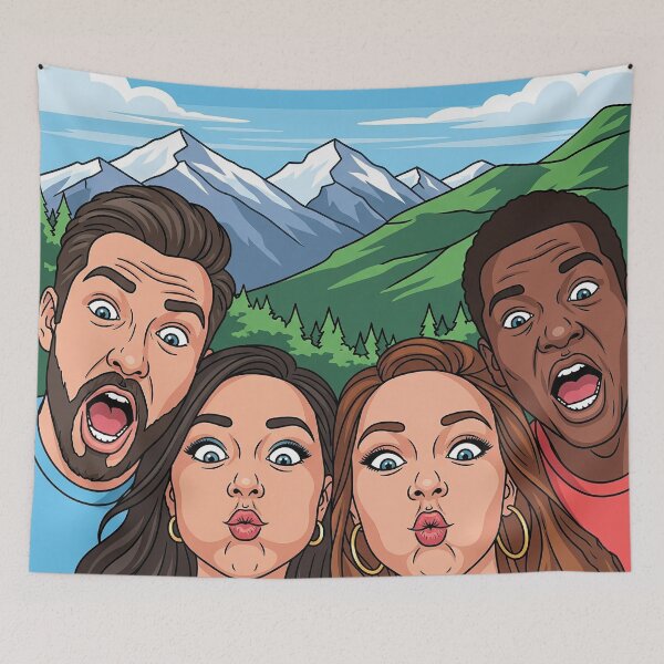 Item preview, Funny Faces, Mountain Escapade designed and sold by redshop036.