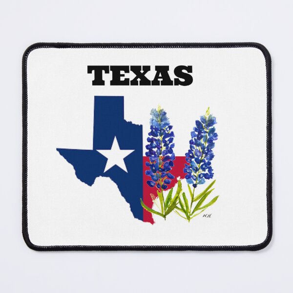 Item preview, Texas Blue bonnets watercolor flowers designed and sold by Monika Howarth.