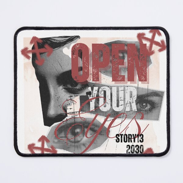 Item preview, "Open Your Eyes - Modern Surreal Portrait Art designed and sold by Store13..