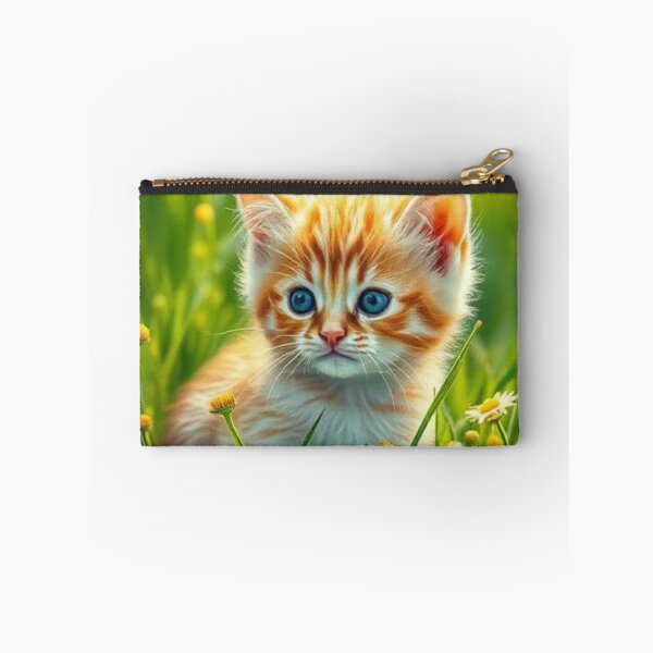 Item preview, Sunlit Meadow Kitten in Bloom designed and sold by Bohospiritart.