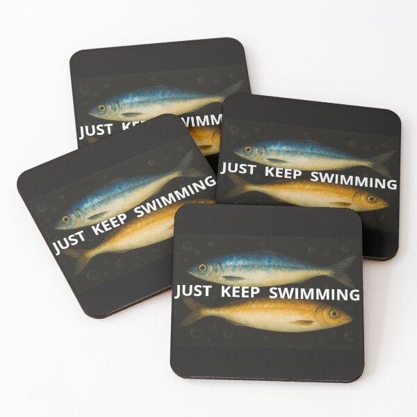 Item preview, Golden and Blue Fish Swimming in Parallel - Underwater Painting designed and sold by MaPerle.