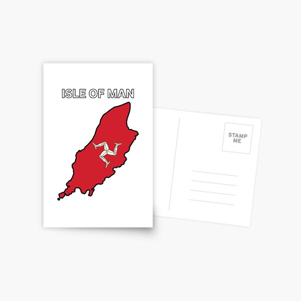 Item preview, Isle of Man Flag Map Design designed and sold by atomstartup.