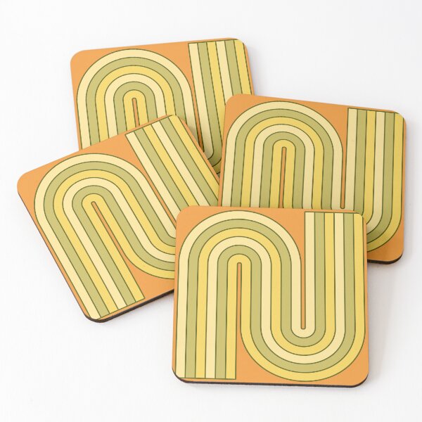 Item preview, Retro Geometric Double Arch Design 633 designed and sold by tonymagnerart.