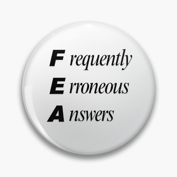 Item preview, Funny FEA Civil Engineering Acronym Pun designed and sold by ThePungineer.