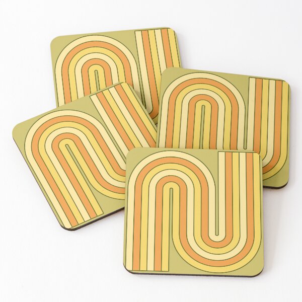 Item preview, Retro Geometric Double Arch Design 634 designed and sold by tonymagnerart.
