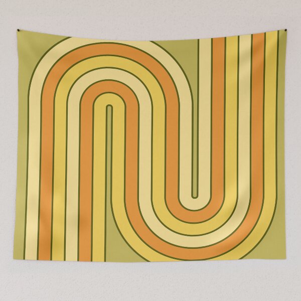 Item preview, Retro Geometric Double Arch Design 634 designed and sold by tonymagnerart.