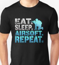 Eat Sleep Airsoft Repeat Unisex T-Shirt
