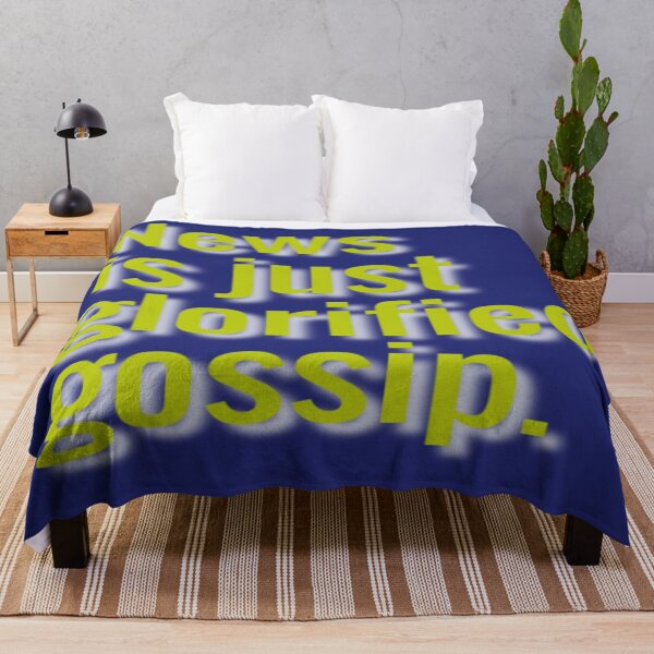 Item preview, News is just glorified gossip. in lime green :D designed and sold by DianeBP.
