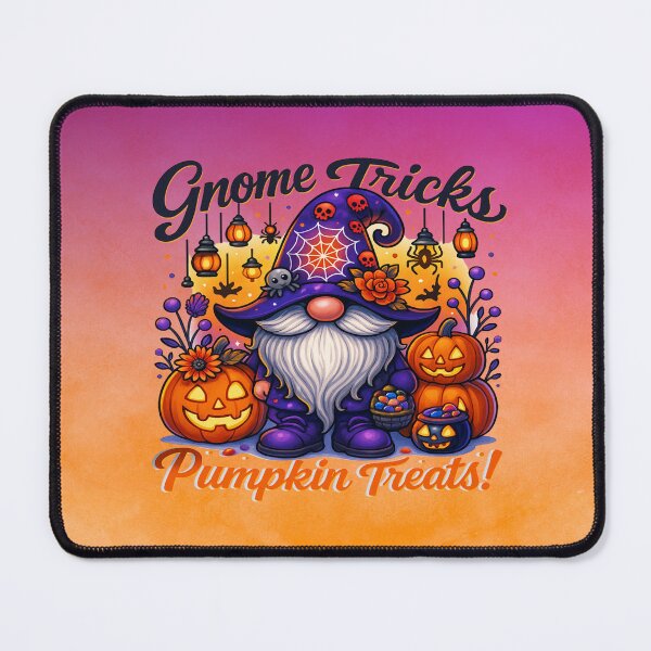 Item preview, Gnome Tricks, Pumpkin Treats | Crewneck Halloween Gnome designed and sold by skkyfaithArtz.