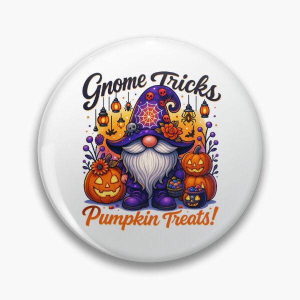 Item preview, Gnome Tricks, Pumpkin Treats | Crewneck Halloween Gnome designed and sold by skkyfaithArtz.