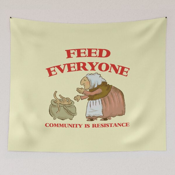 Item preview, Feed every one Community is resistance designed and sold by remerasnerdas.