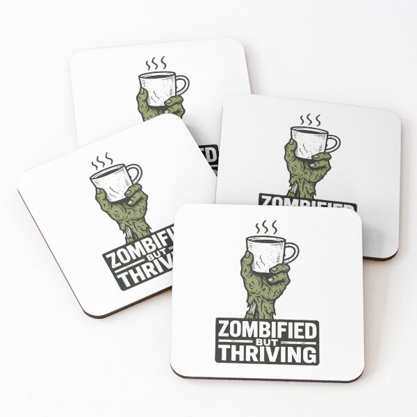 Item preview, Zombified But Thriving – Funny Tired Zombie Design designed and sold by Infinirish.