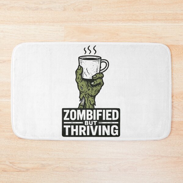 Item preview, Zombified But Thriving – Funny Tired Zombie Design designed and sold by Infinirish.