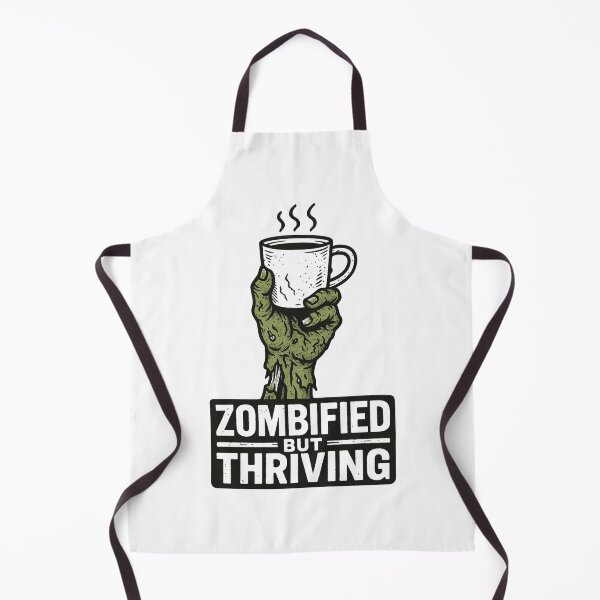 Item preview, Zombified But Thriving – Funny Tired Zombie Design designed and sold by Infinirish.