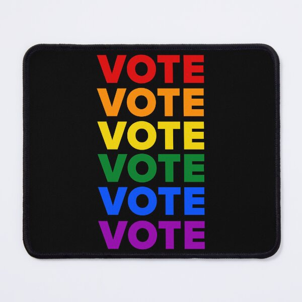 Item preview, Vote Repeated – LGBTQIA+ Pride Colors designed and sold by NiceHatHarry.
