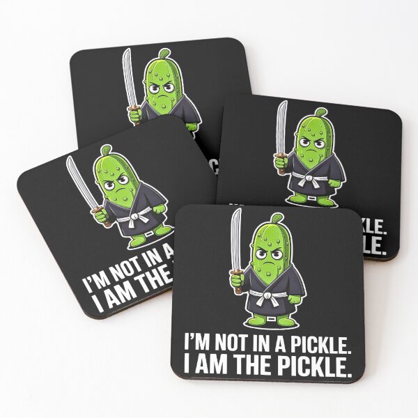 Item preview, I'm Not in a Pickle. I Am the Pickle | Funny Samurai Pickle designed and sold by URGlden.