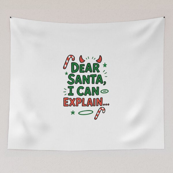 Item preview,  Dear Santa, I Can Explain – Funny Christmas designed and sold by Infinirish.