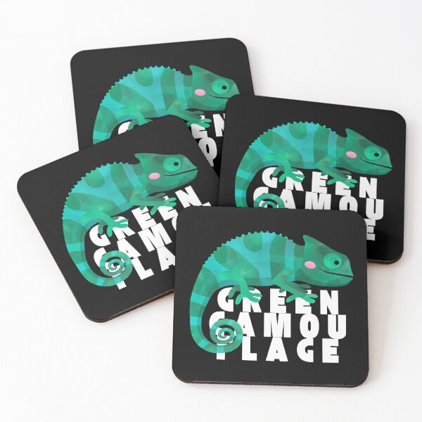 Item preview, Green Camouflage, Chameleon, Mr. Lipsky designed and sold by Mr-Lipsky.