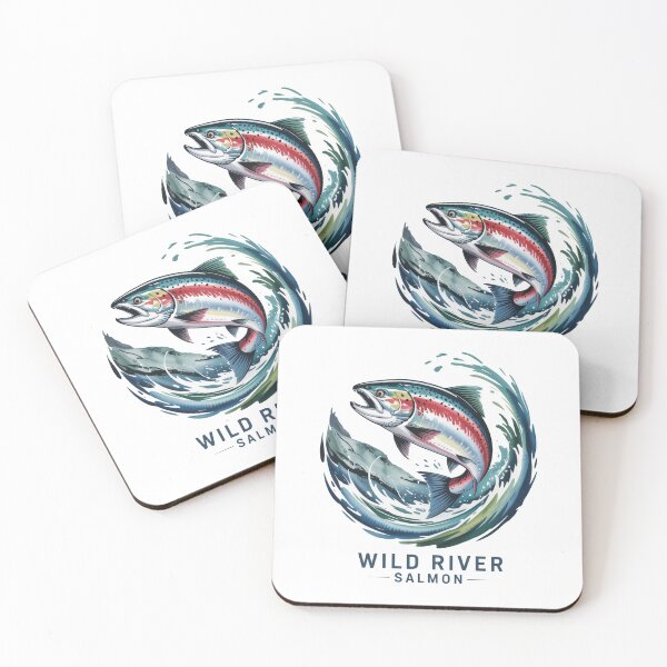 Item preview, Wild River Salmon – Spirit of the Wild River designed and sold by FusiTink.