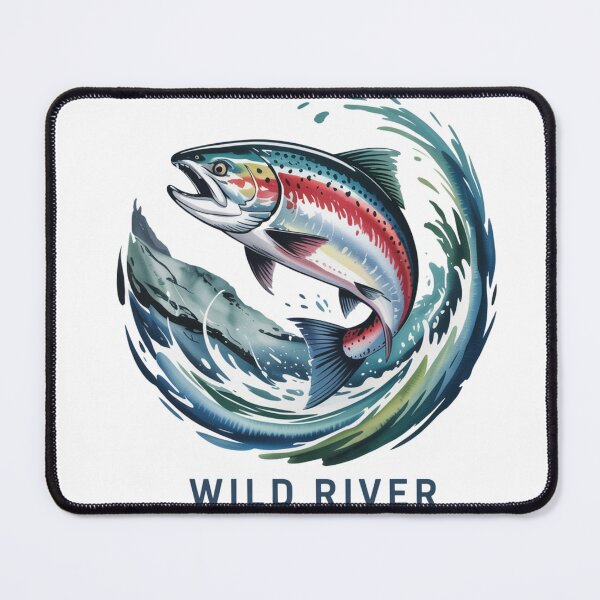 Item preview, Wild River Salmon – Spirit of the Wild River designed and sold by FusiTink.