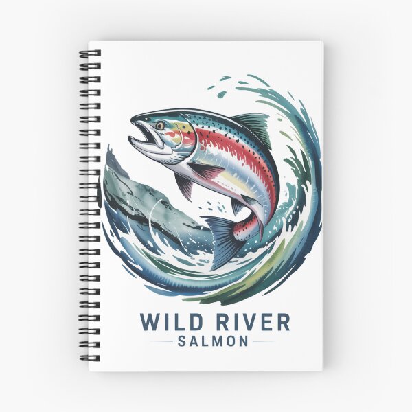 Item preview, Wild River Salmon – Spirit of the Wild River designed and sold by FusiTink.