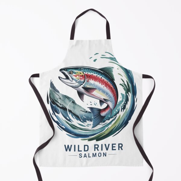Item preview, Wild River Salmon – Spirit of the Wild River designed and sold by FusiTink.