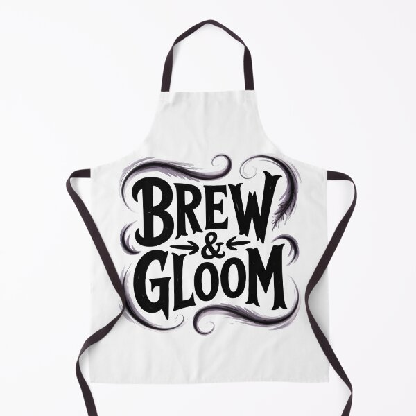 Item preview, Brew & Gloom – Where Darkness Meets Your Daily Dose designed and sold by martindesignden.