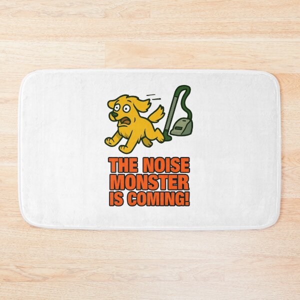 Item preview, Dog vs Vacuum Cleaner Noise Monster Funny Pet Anxiety Meme designed and sold by EdgyEdgeArt.