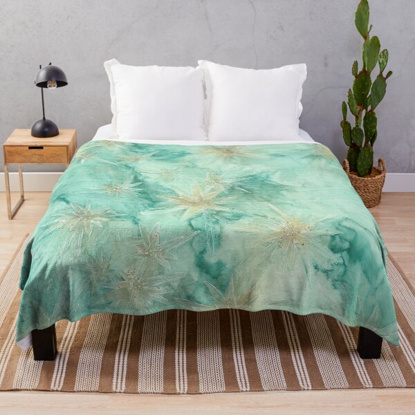 Item preview, Seafoam Starbursts in Aqua Dreams designed and sold by RyanPhamDesigns.
