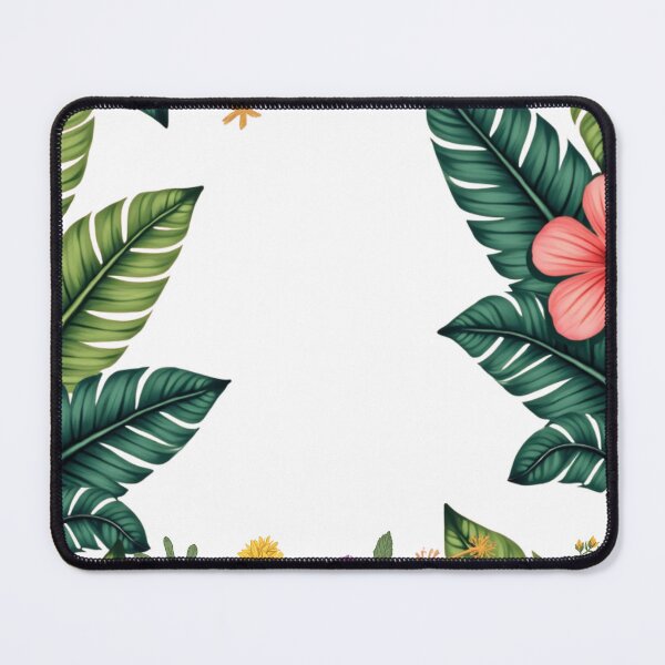 Item preview, Tropical Leaf and Wildflower Border designed and sold by ArtsAmaze.
