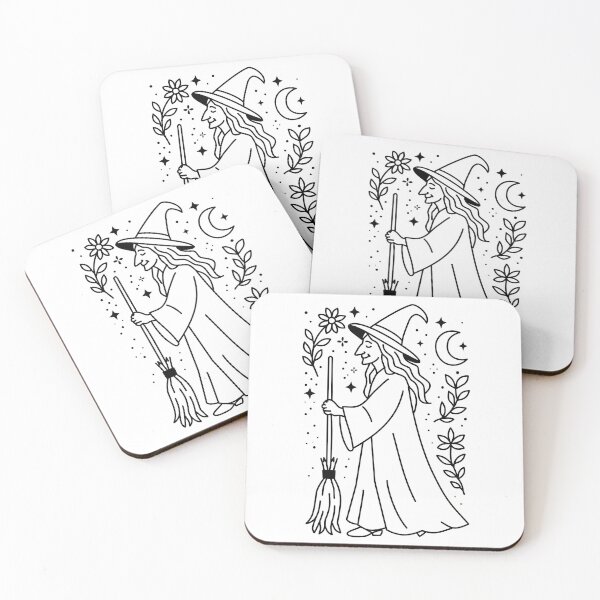 Item preview, Mystical Slavic Witch Illustration   designed and sold by ElisabethRaven.