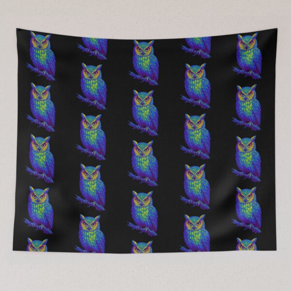 Item preview, Nocturnal Spectrum Owl designed and sold by zzz888.
