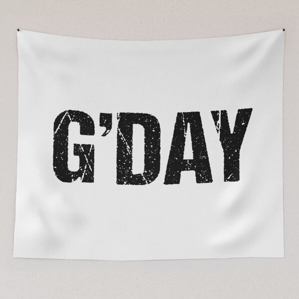 Item preview, G’day designed and sold by Memes N Lore .
