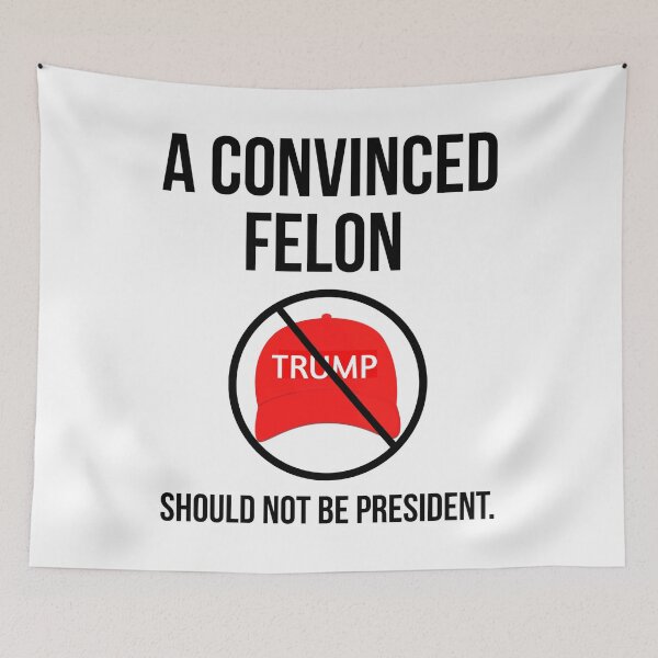 Item preview, A convicted felon should not be president  designed and sold by Rachel the Artist .