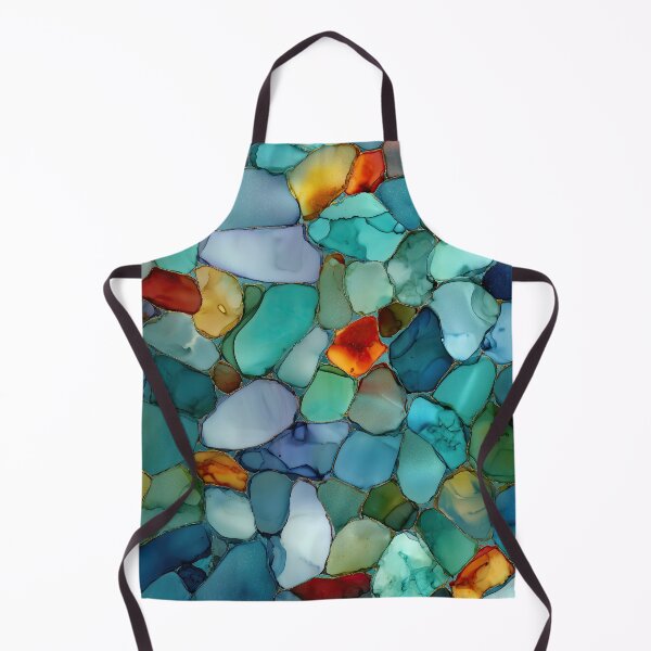 Item preview, Tumbled Tide – New England Sea Glass in Abstract Ink designed and sold by newnomads-art.