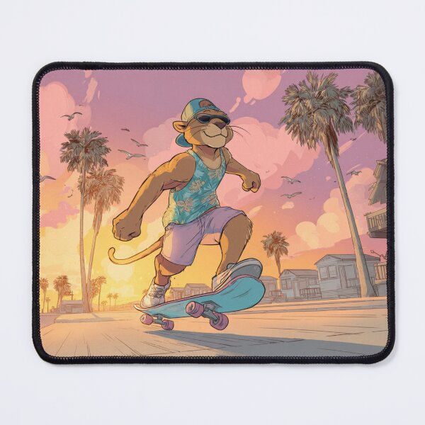 Item preview, Sunset Skateboarding Lioness designed and sold by TomiMono.