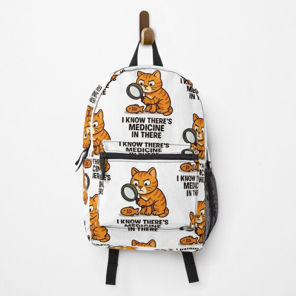 Item preview, Detective Cat Finds Hidden Medicine Funny Pet Investigation Humour designed and sold by EdgyEdgeArt.
